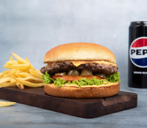 Jamaican TOW Prime Burger Combo